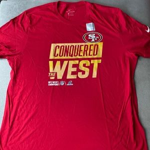 Brand new 49ers nfc west champs shirt